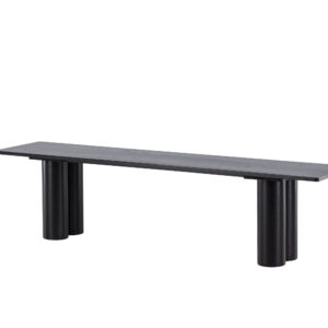 Olivia – Banc – Noir – 40 x 45 x 180 cm