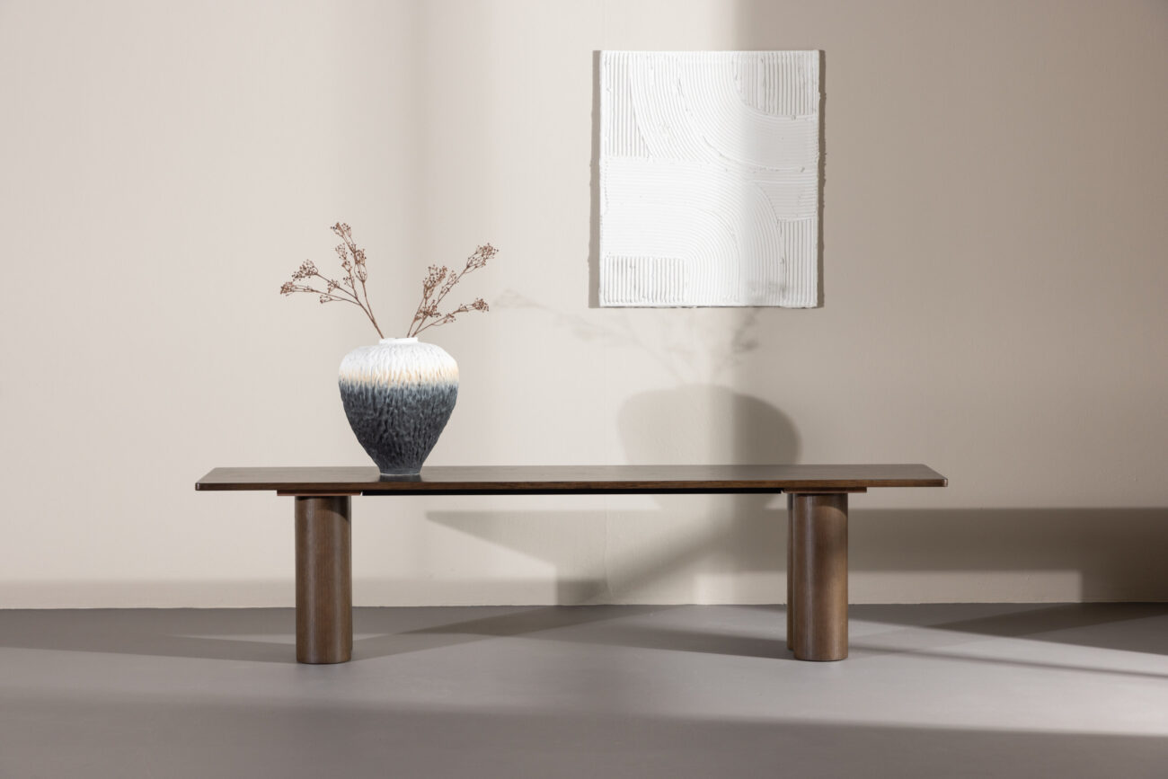 Olivia – Banc – Moka – 40 x 45 x 180 cm