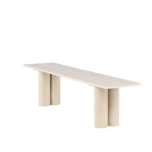 Olivia – Banc – Blanchi – 40 x 45 x 180 cm