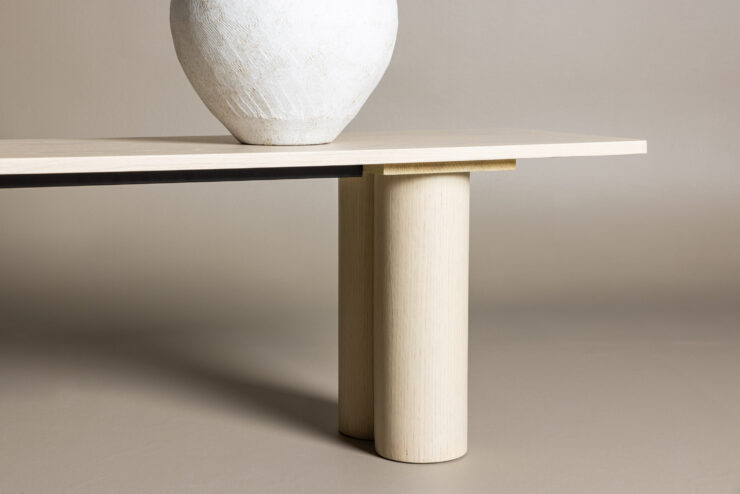 Olivia – Banc – Blanchi – 40 x 45 x 180 cm