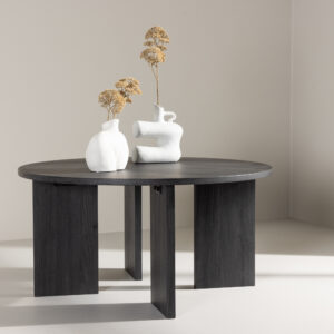 Askerön – Table basse – Noir – ⌀80 cm
