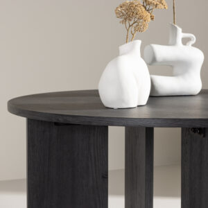 Askerön – Table basse – Noir – ⌀80 cm