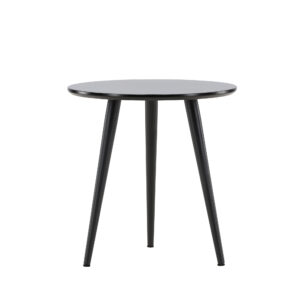 Askim – Table d&rsquo;appoint – Noir – ⌀48 cm