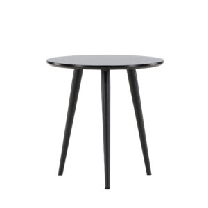 Askim – Table d&rsquo;appoint – Noir – ⌀48 cm