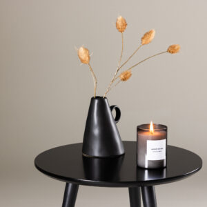 Askim – Table d&rsquo;appoint – Noir – ⌀48 cm