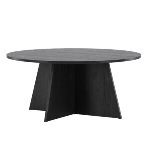Bootcut – Table basse – Noir – ⌀100 cm