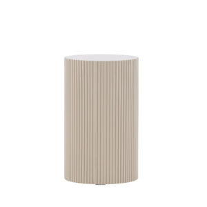 Lenox – Table d&rsquo;appoint – Beige – ⌀31 cm