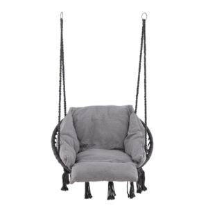 Hamtic – Porch Swing – Gris – 60 x 90 x 80 cm