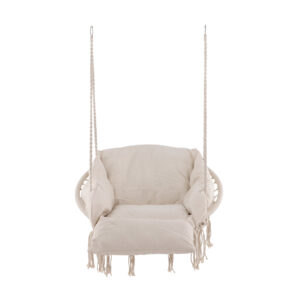 Hamtic – Porch Swing – Blanc – 60 x 90 x 80 cm