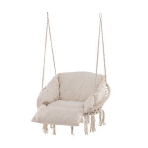Hamtic – Porch Swing – Blanc – 60 x 90 x 80 cm