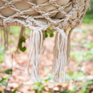 Hamtic – Porch Swing – Blanc – 60 x 90 x 80 cm
