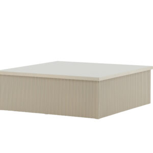 Lenox – Table basse – Beige – 90 x 90 cm