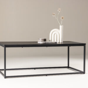Mallan – Table basse – Noir – 120 x 60 cm