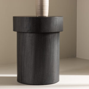 Malung – Table d&rsquo;appoint – Noir – ⌀35 cm