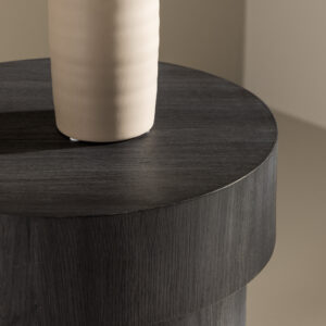 Malung – Table d&rsquo;appoint – Noir – ⌀35 cm