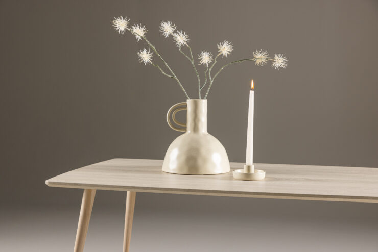 Plaza – Table basse – Blanchi – 120 x 70 cm