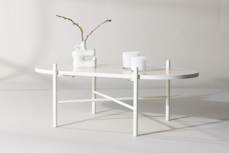 Pueblo – Table basse – Beige – 120 x 60 cm
