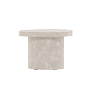 Båstad – Table d&rsquo;appoint – Gris clair – 50 x 30 cm