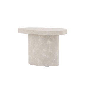 Båstad – Table d&rsquo;appoint – Gris clair – 50 x 30 cm