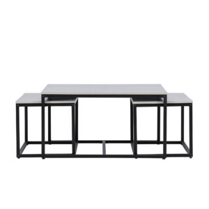 Solna – Table basse – Noir, Gris