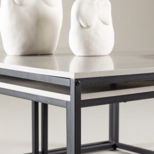 Solna – Table basse – Noir, Gris