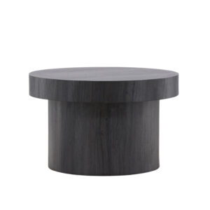 Malung – Table basse – Noir – ⌀80 cm