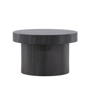 Malung – Table basse – Noir – ⌀80 cm