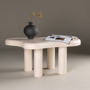 Strömstad – Table basse – Blanc – 100 x 71 cm