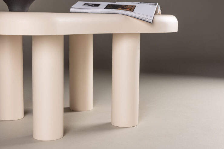 Strömstad – Table basse – Blanc – 100 x 71 cm