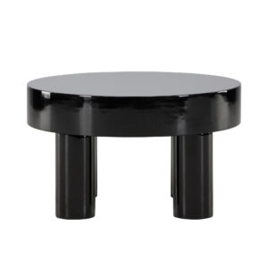 Varberg – Table basse – Noir – ⌀60 cm