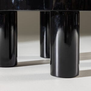 Varberg – Table basse – Noir – ⌀60 cm