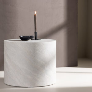 York – Table basse – Gris – ⌀50 cm