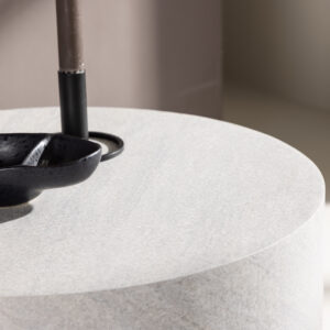 York – Table basse – Gris – ⌀50 cm