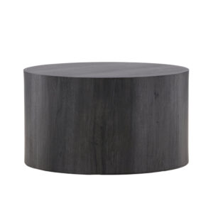 York – Table basse – Noir – ⌀80 cm
