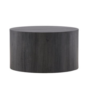 York – Table basse – Noir – ⌀80 cm