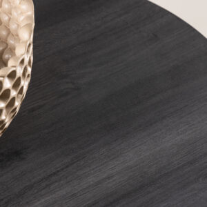 York – Table basse – Noir – ⌀80 cm