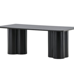 Olivia – Table basse – Noir – 120 x 60 cm