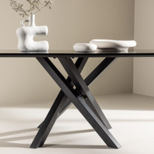 Piazza – Table basse – Noir – 100 x 60 cm