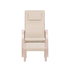 Grötö – Fauteuil lounge – Blanchi, Gris clair – 80 x 104 x 63 cm