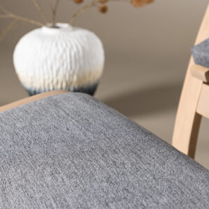 Grötö – Fauteuil lounge – Beige, Gris foncé – 80 x 104 x 63 cm