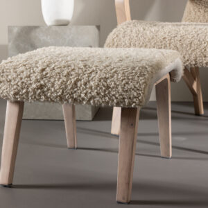 Fårö – Fauteuil lounge – Beige, Marron – 89 x 107 x 60 cm