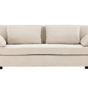 Malva – Canapé 3 places – Beige, Noir, Marron – 88 x 97 x 230 cm