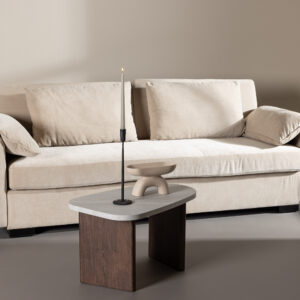 Malva – Canapé 3 places – Beige, Noir, Marron – 88 x 97 x 230 cm
