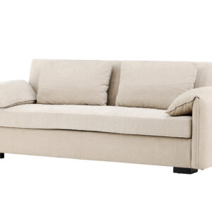 Malva – Canapé 3 places – Beige, Noir, Marron – 88 x 97 x 230 cm