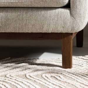 Olympos – Canapé 3 places – Beige, Naturel – 88 x 90 x 214 cm