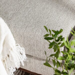 Olympos – Canapé 3 places – Beige, Naturel – 88 x 90 x 214 cm