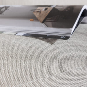 Elio – Canapé 3 places – Gris clair, Noir – 98 x 76 x 196 cm