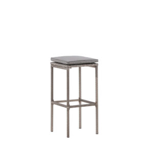 Alo – Chaise de bar – Gris – 38 x 76 x 38 cm