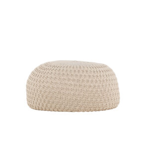 Sam – Pouf – Beige – ⌀45 cm