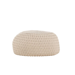 Sam – Pouf – Beige – ⌀45 cm